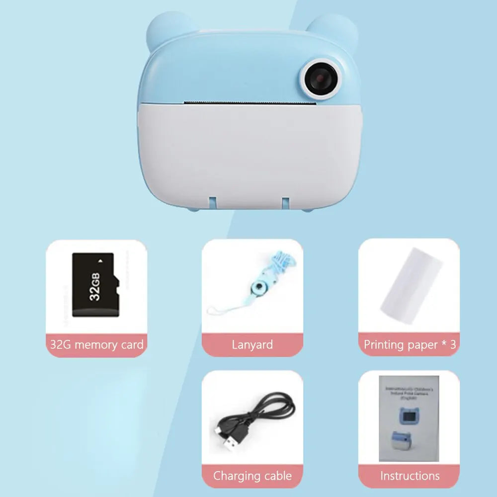Instantcamera voor kinderen met afdrukfunctie – FotoSpaß Mini