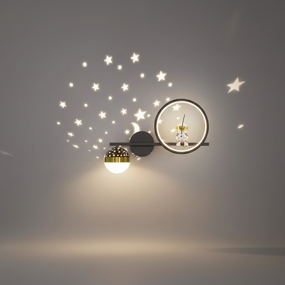 Wandlamp voor kinderkamer van metaal - StarSphere