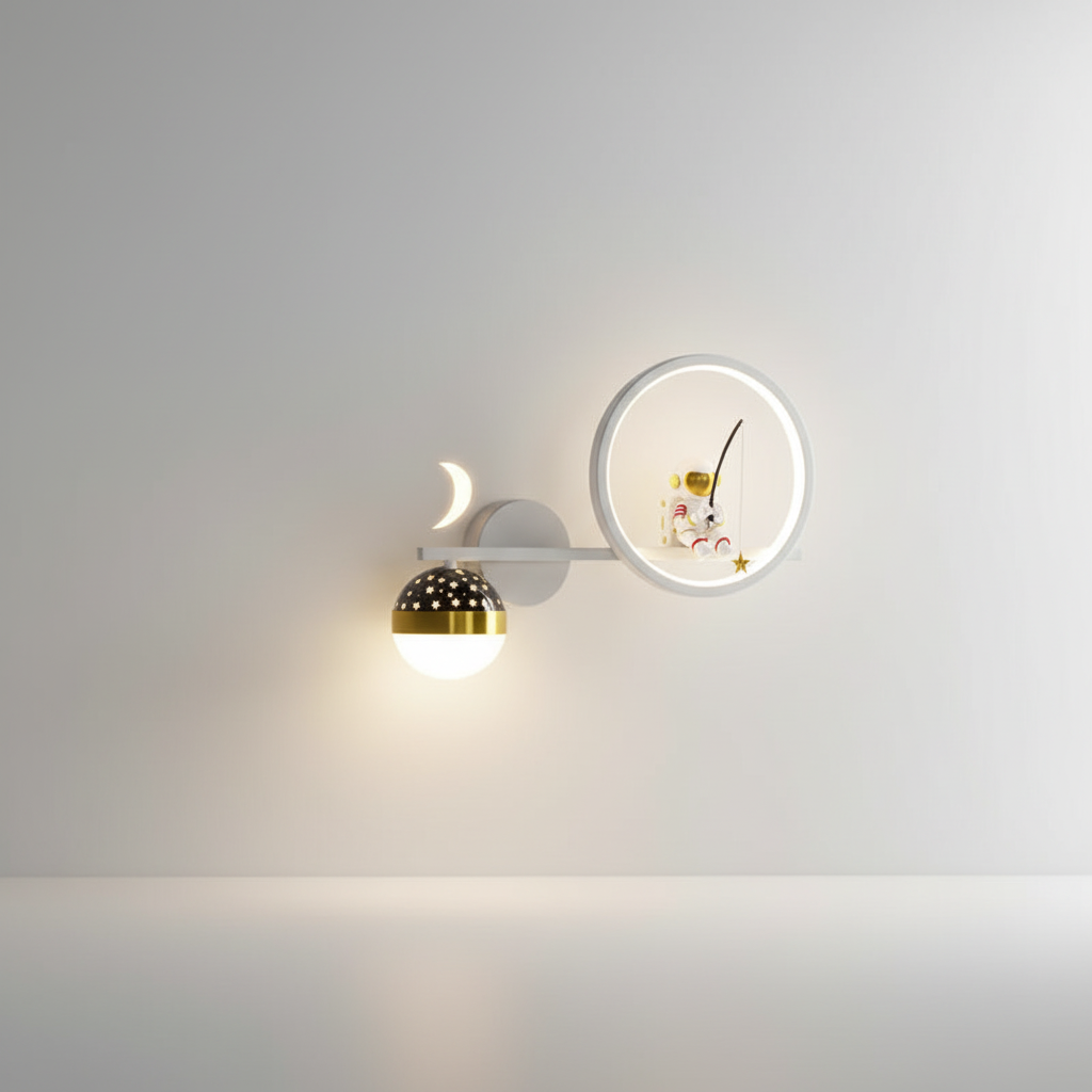 Wandlamp voor kinderkamer van metaal - StarSphere