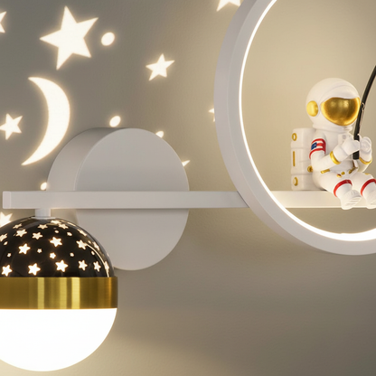 Wandlamp voor kinderkamer van metaal - StarSphere