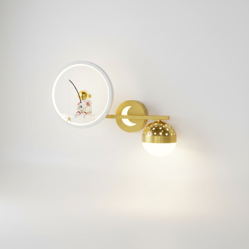 Wandlamp voor kinderkamer van metaal - StarSphere
