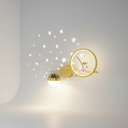Wandlamp voor kinderkamer van metaal - StarSphere