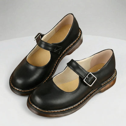 Klassieke Mary-Jane platte schoen - Kira
