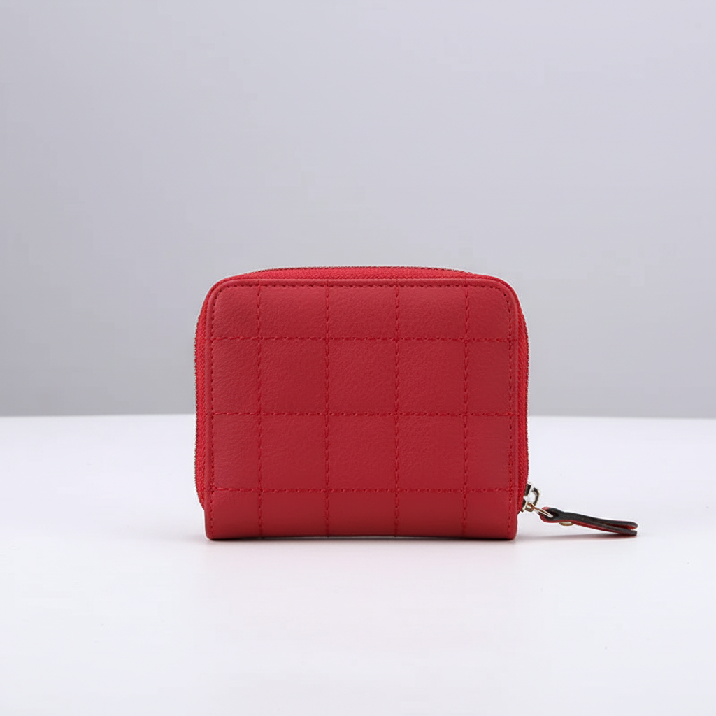 Compacte leren portemonnee - GleamWallet