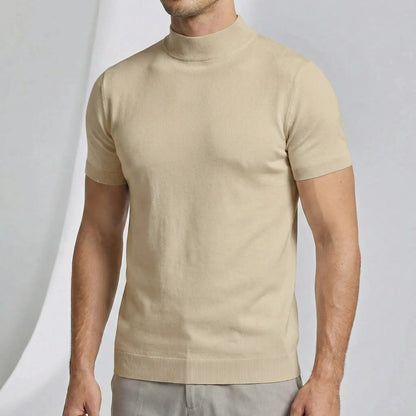 T-shirt met korte mouwen en col - Riccardo