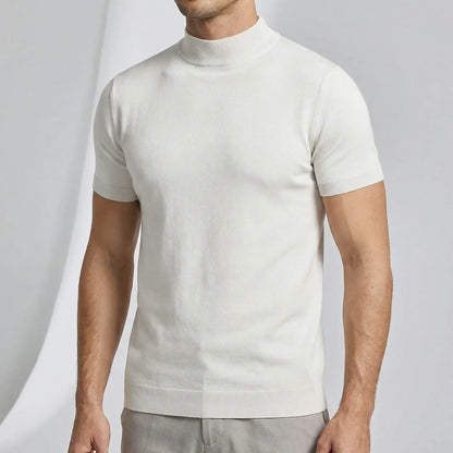 T-shirt met korte mouwen en col - Riccardo