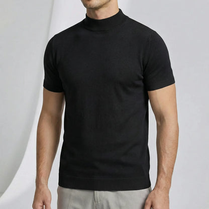 T-shirt met korte mouwen en col - Riccardo