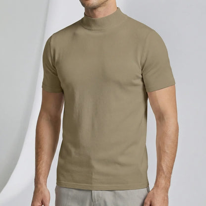 T-shirt met korte mouwen en col - Riccardo
