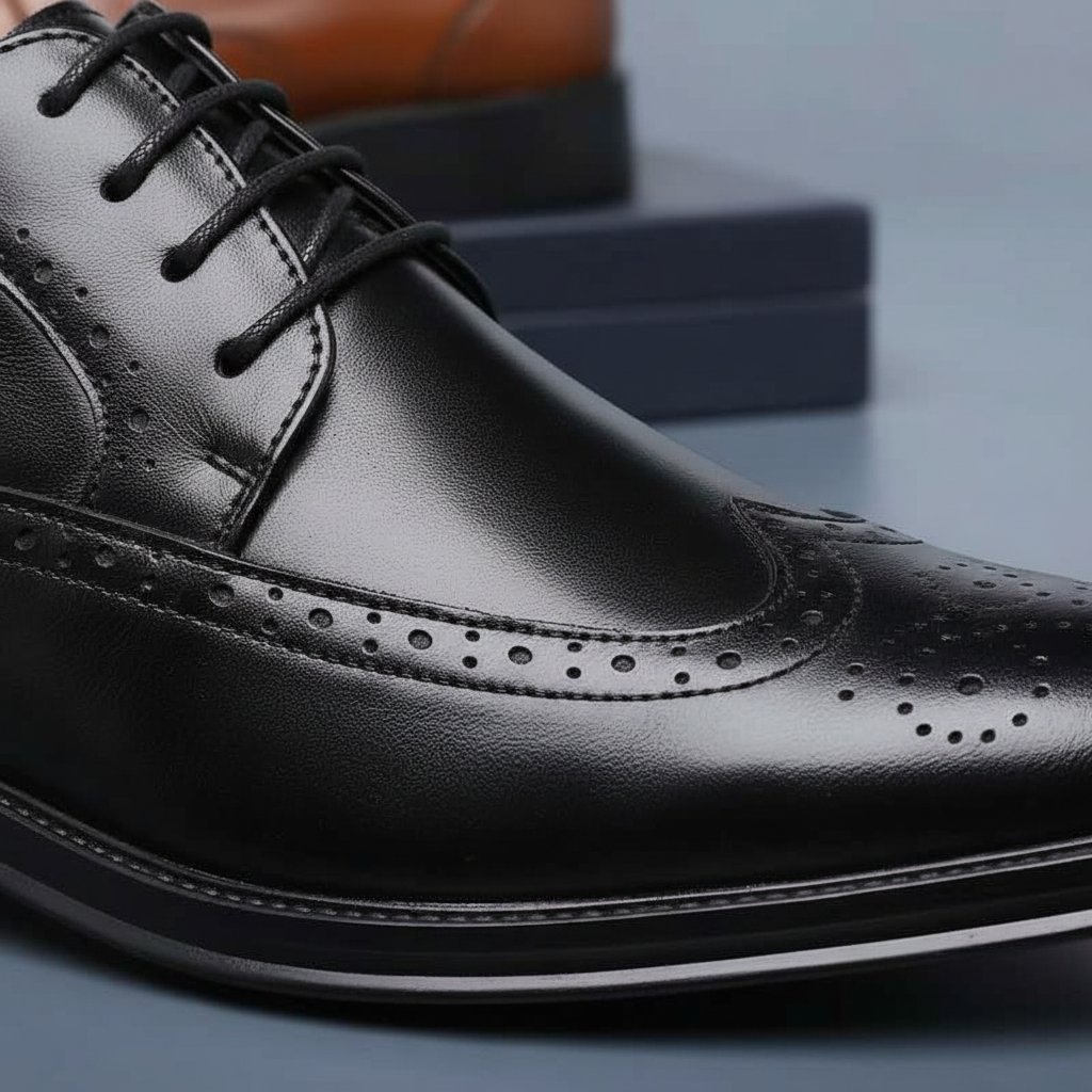 Lackleder Heren Schoen Met Spitse Neus - Owen