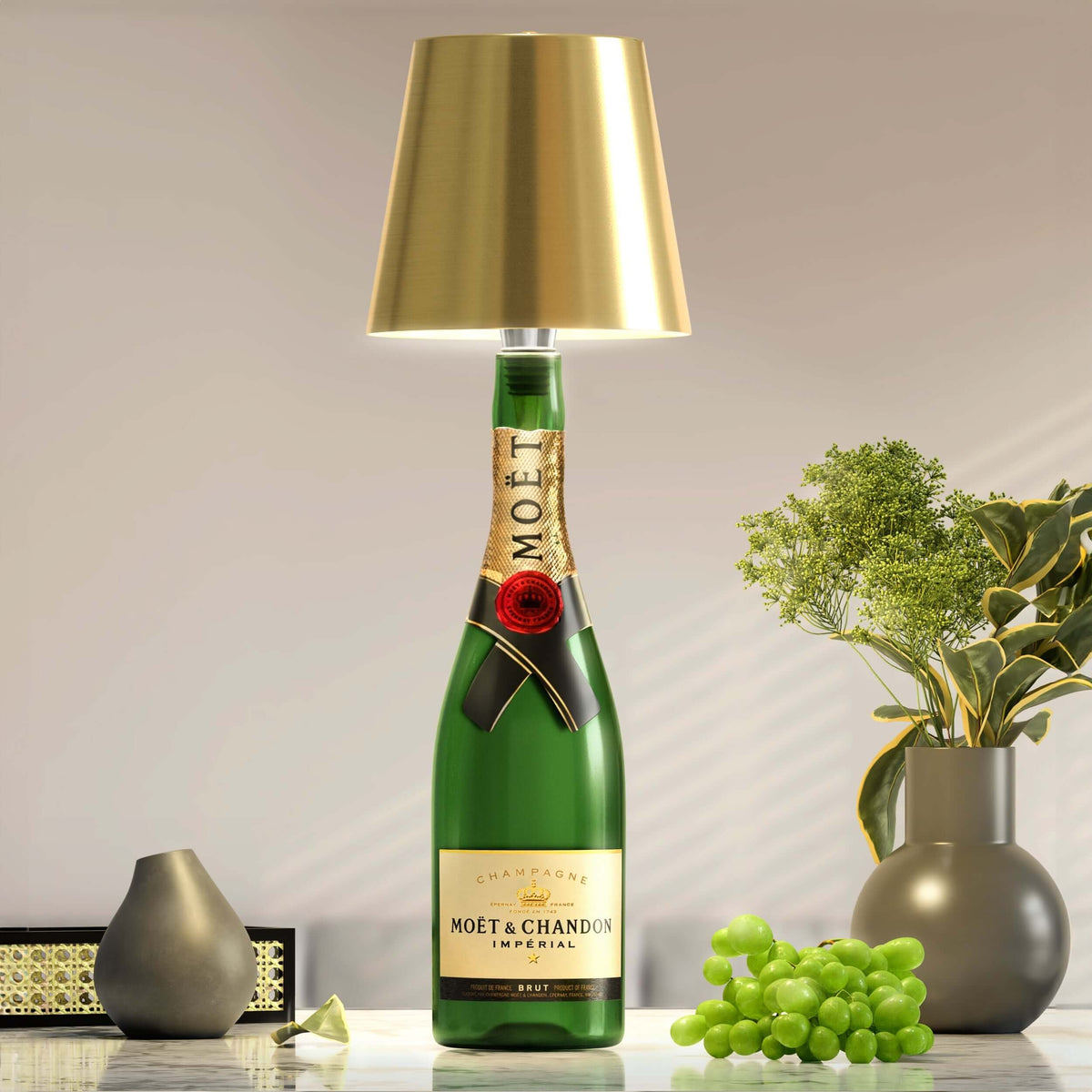 Oplaadbare LED Flessenlamp – LumoBottle