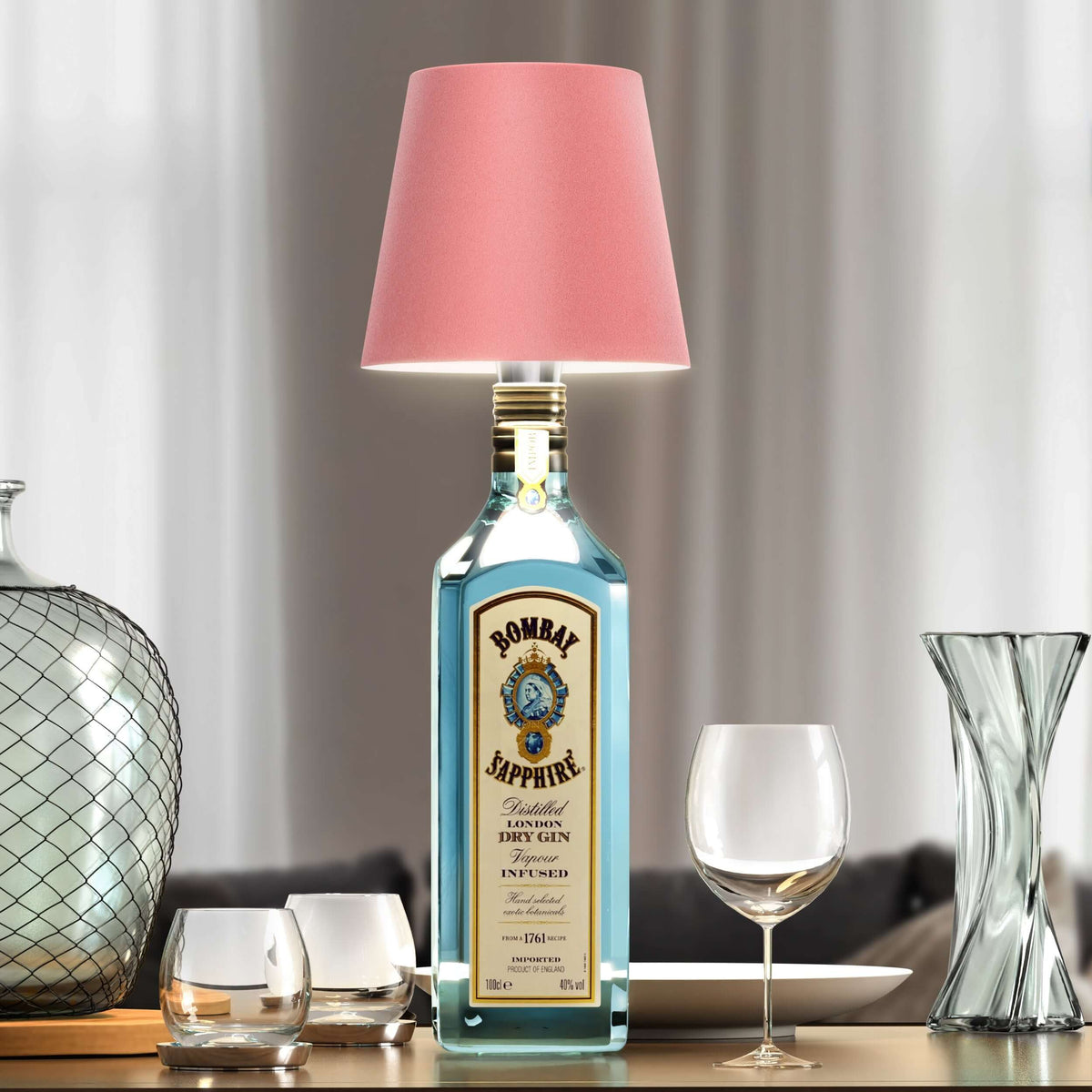Oplaadbare LED Flessenlamp – LumoBottle