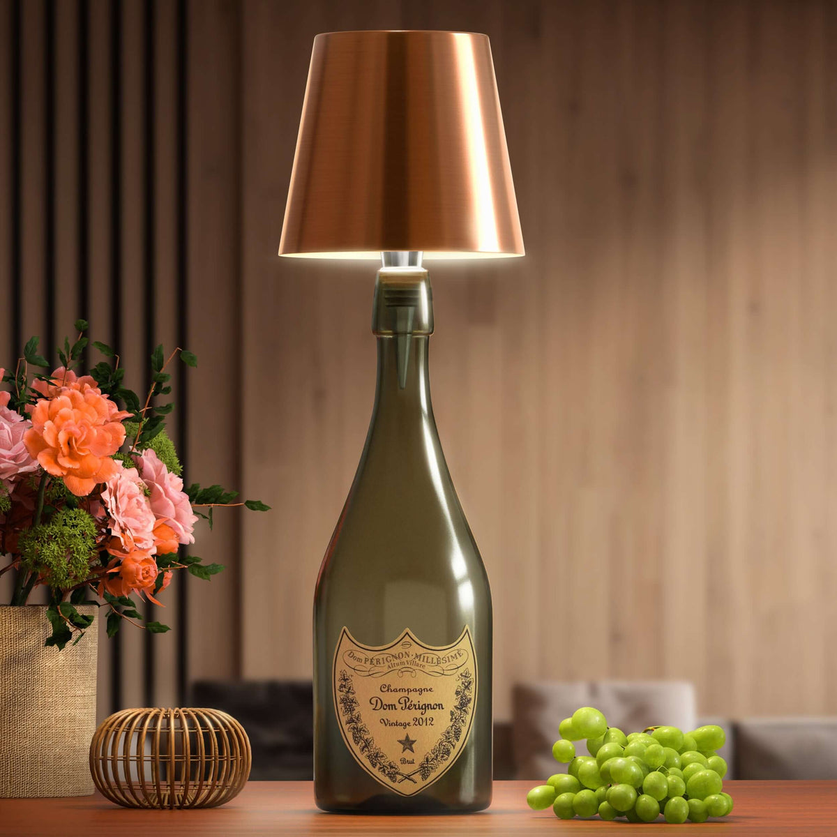 Oplaadbare LED Flessenlamp – LumoBottle