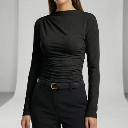 Longsleeve met plooidetail - Anastasia