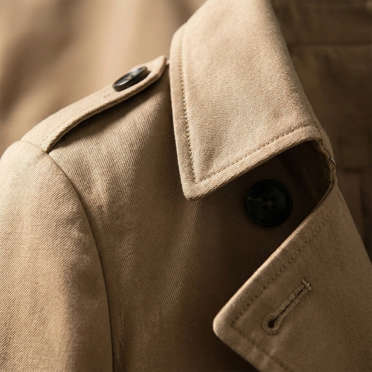 Lange getailleerde trenchcoat - Alicia