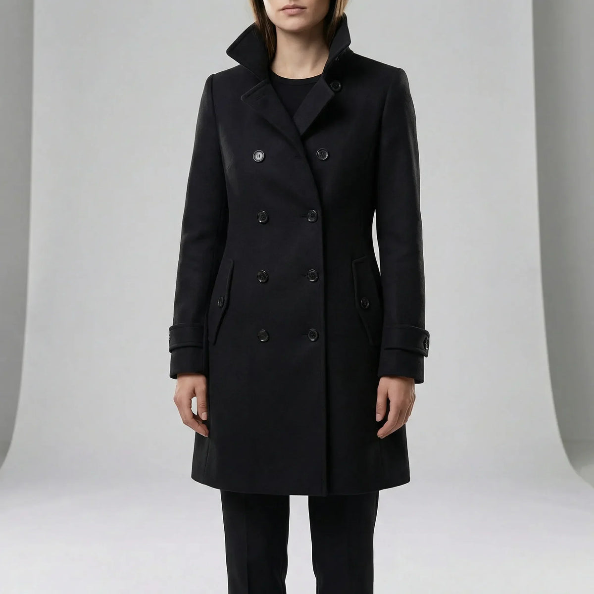 Lange getailleerde trenchcoat - Alicia