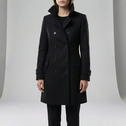 Lange getailleerde trenchcoat - Alicia
