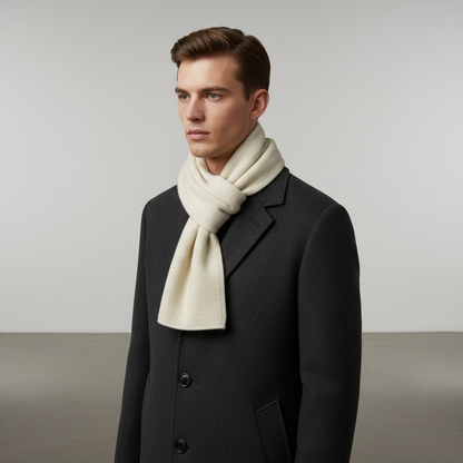 Lange gebreide unisex sjaal - CashmiLux