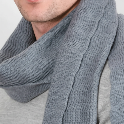 Lange gebreide unisex sjaal - CashmiLux