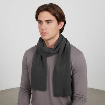 Lange gebreide unisex sjaal - CashmiLux