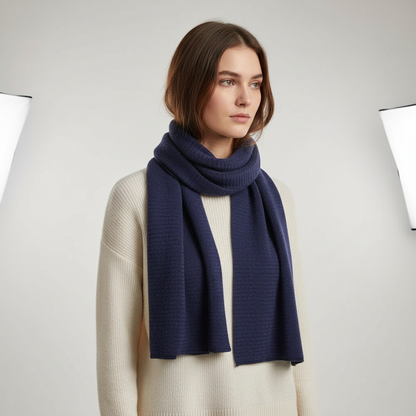 Lange gebreide unisex sjaal - CashmiLux