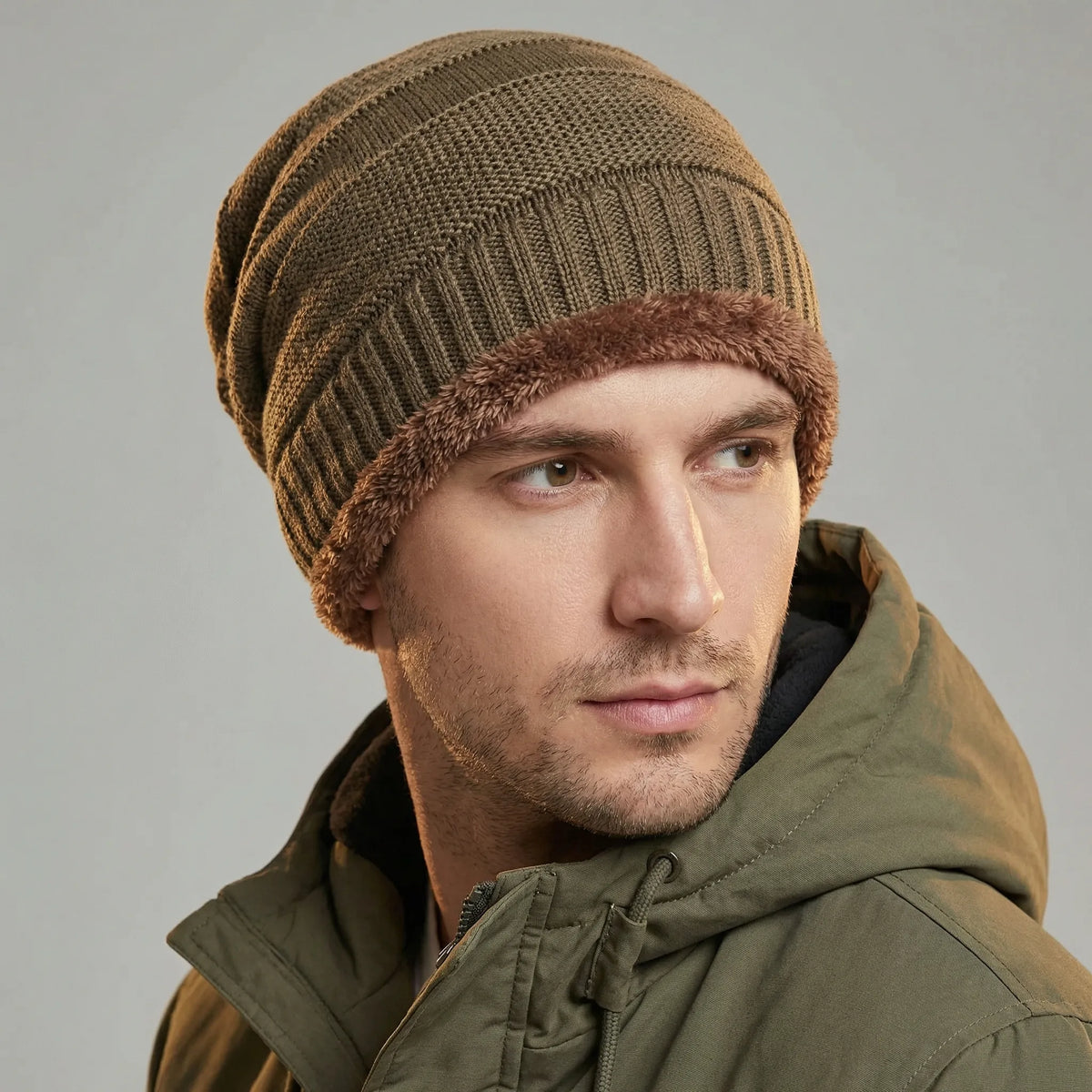 Nonchalante slouchy gebreide muts - Charlie