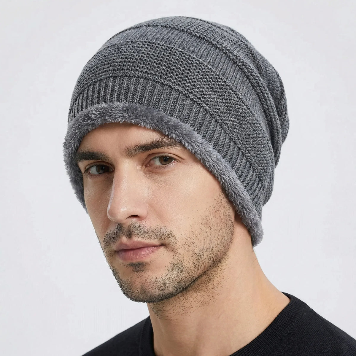 Nonchalante slouchy gebreide muts - Charlie
