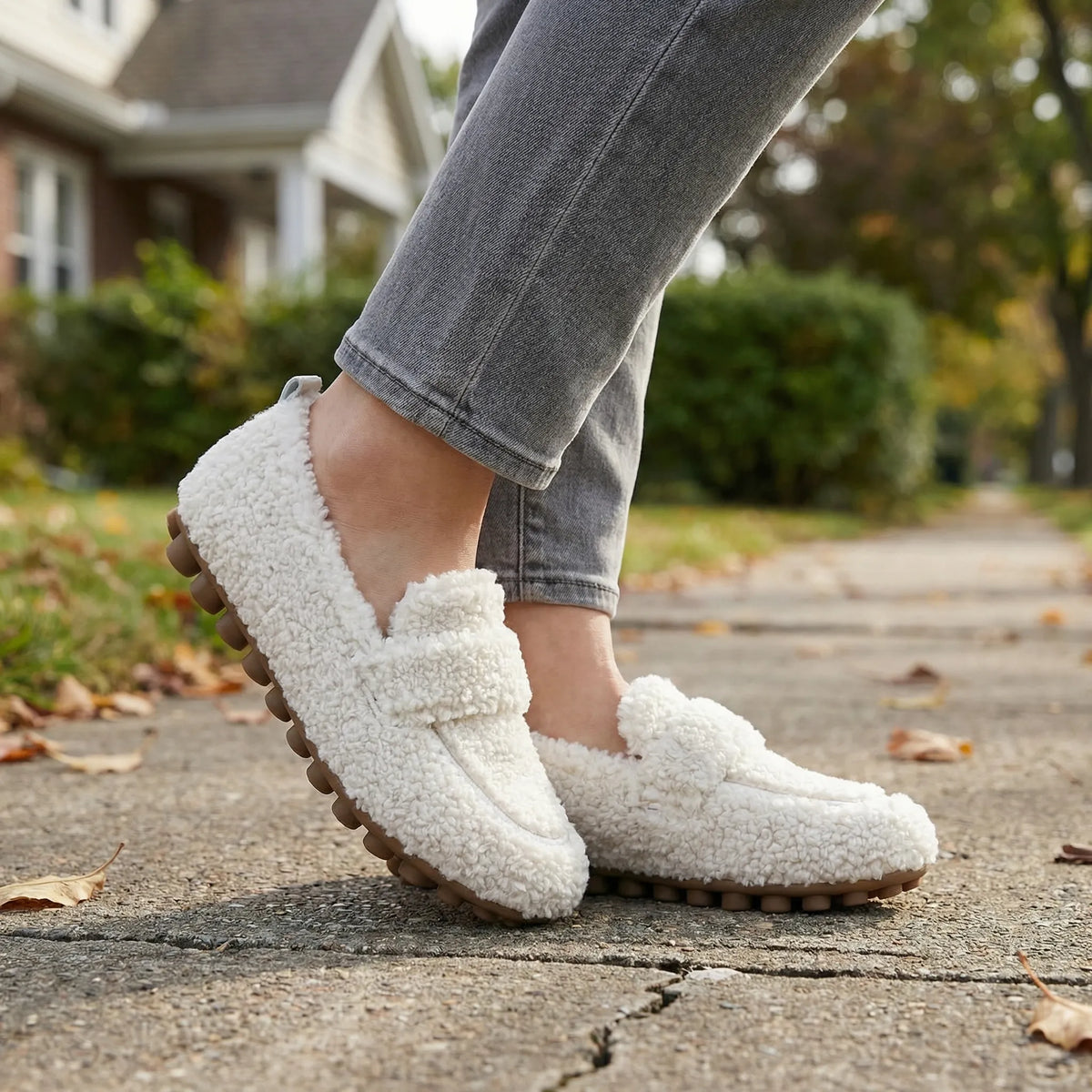 Lichte antislip-loafer - Bianka