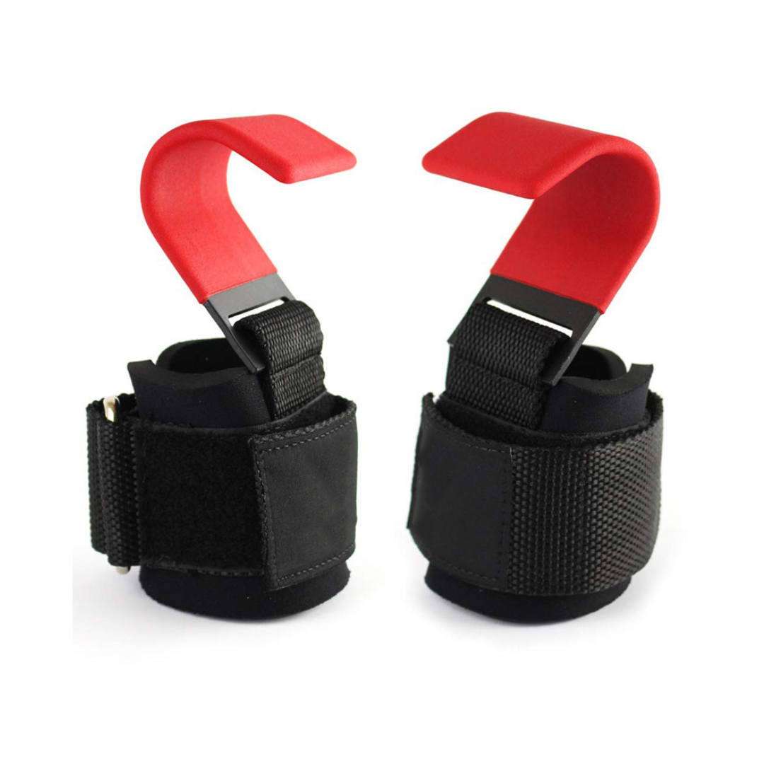 Lifting Hooks met Verstelbare Polsband - GripMax