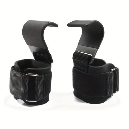 Lifting Hooks met Verstelbare Polsband - GripMax