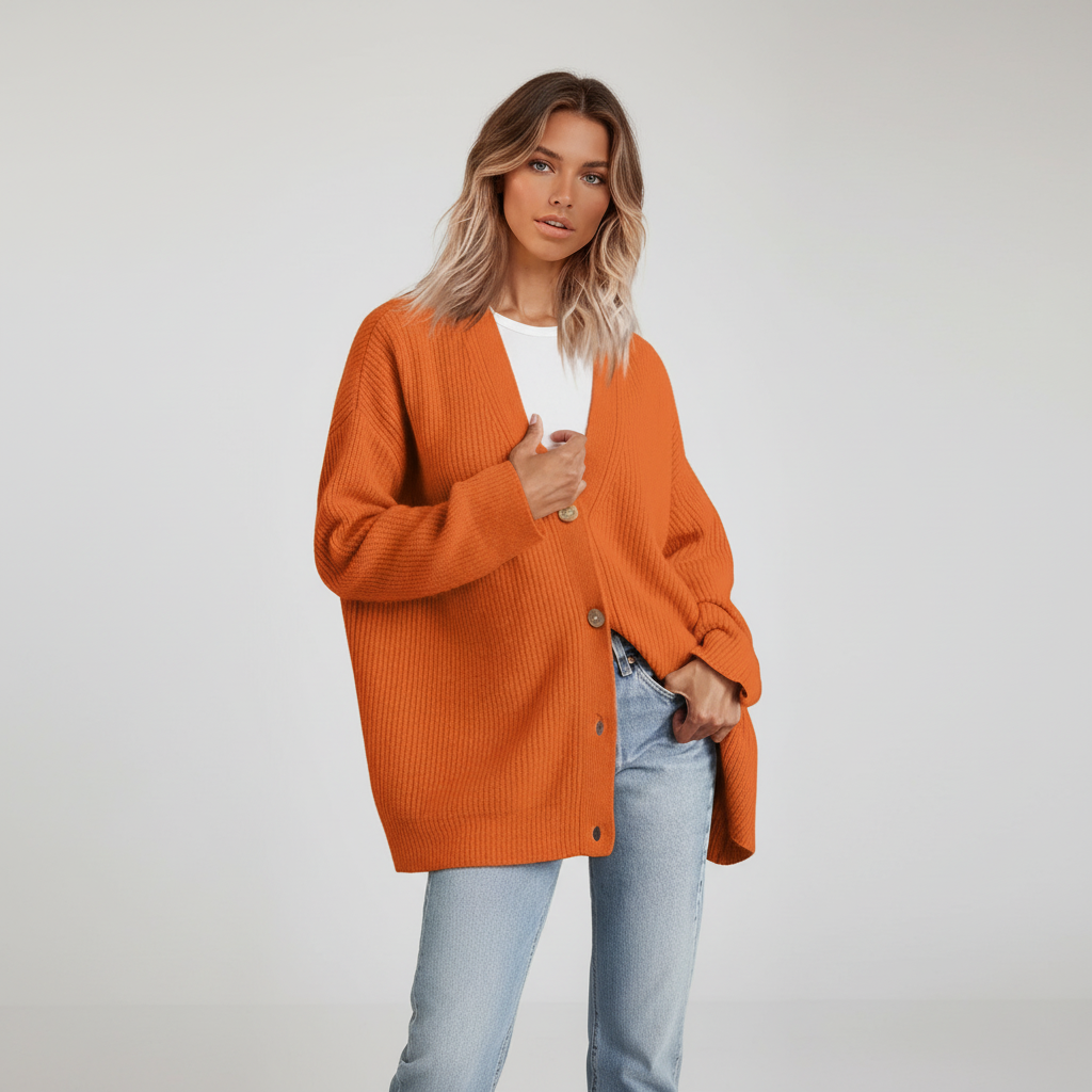 Losse kasjmier vest - Alina