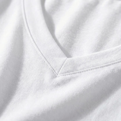 Losvallend T-shirt met V-hals - Nadine