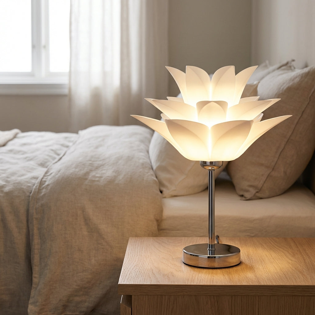 Lotus-geïnspireerde LED-lamp – Auralotus