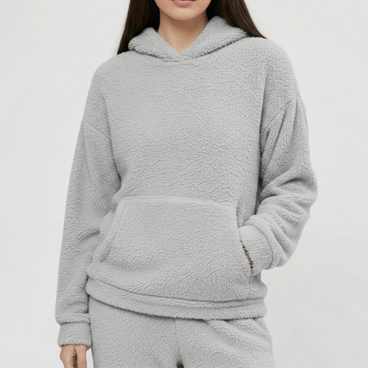 Loungewear-set met kangoeroezak - Milana