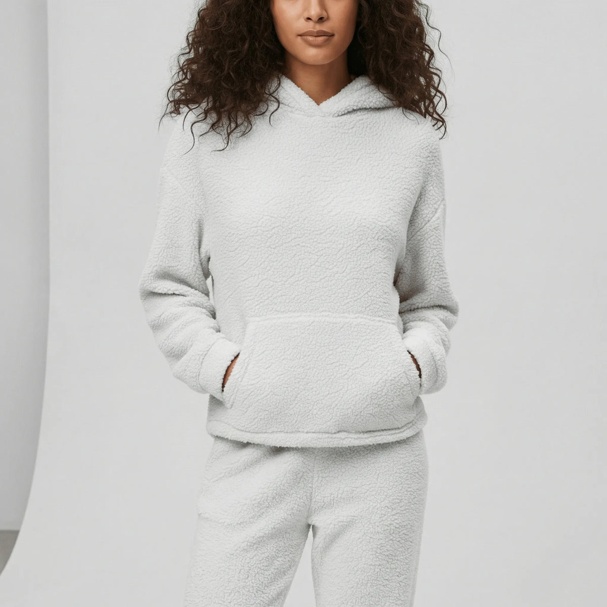 Loungewear-set met kangoeroezak - Milana