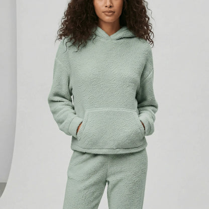 Loungewear-set met kangoeroezak - Milana