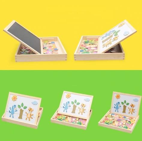 KreativBox magnetspel – leerplezier met puzzel & tekenbord