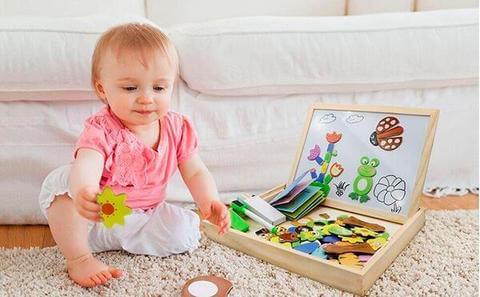 KreativBox magnetspel – leerplezier met puzzel & tekenbord