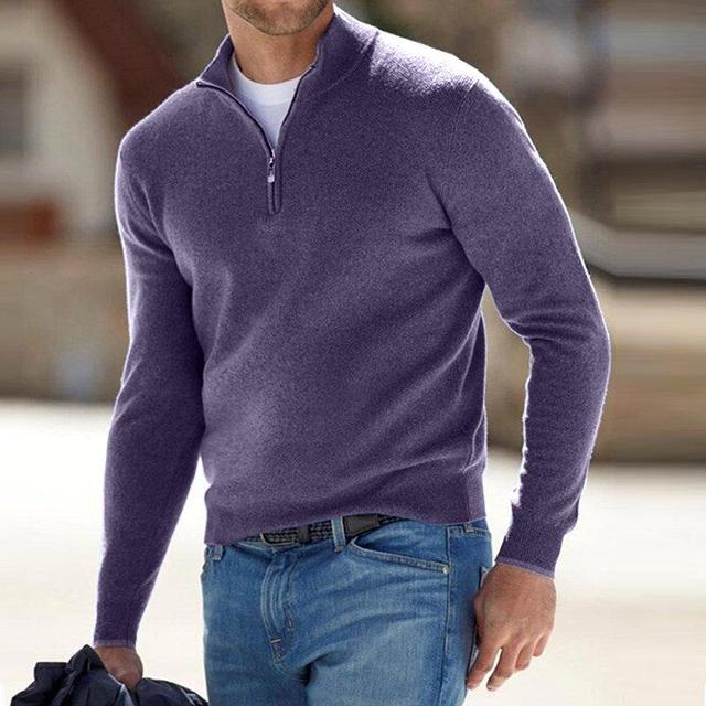 Merino Heren Trui met V-hals - Torino