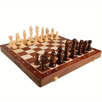 Massief houten reis schaakset - Woodduelor