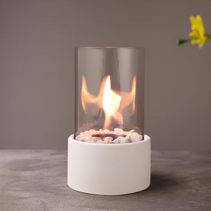 Decoratieve lantaarn met metalen basis - HearthLume