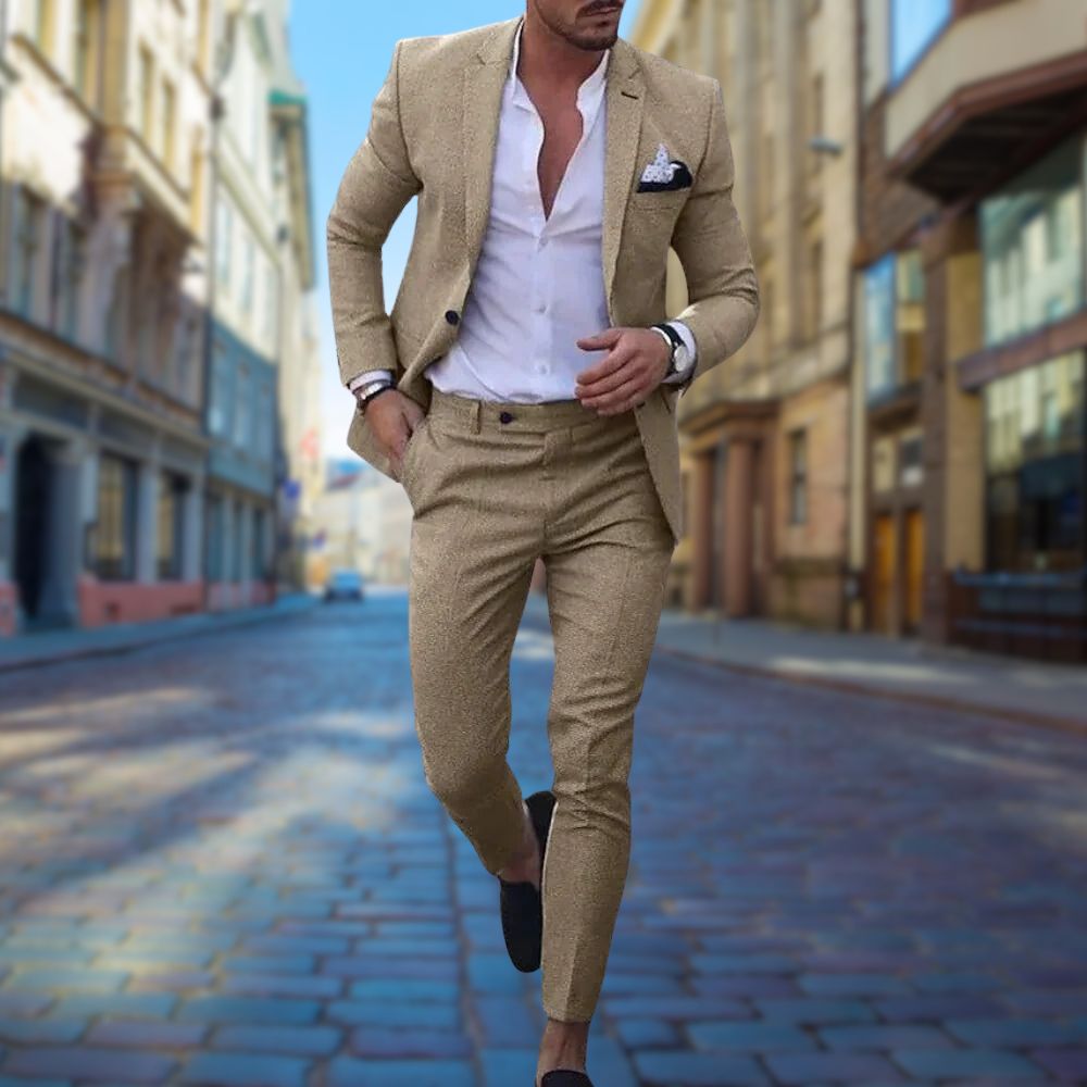 Stijlvol Slim Fit Herenpak - Noah