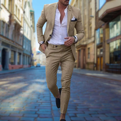 Stijlvol Slim Fit Herenpak - Noah