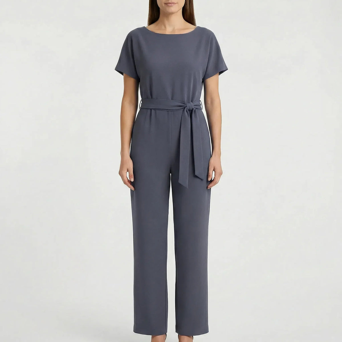 Minimalistische jumpsuit met wijde pijpen - Lavinia
