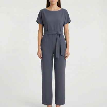 Minimalistische jumpsuit met wijde pijpen - Lavinia