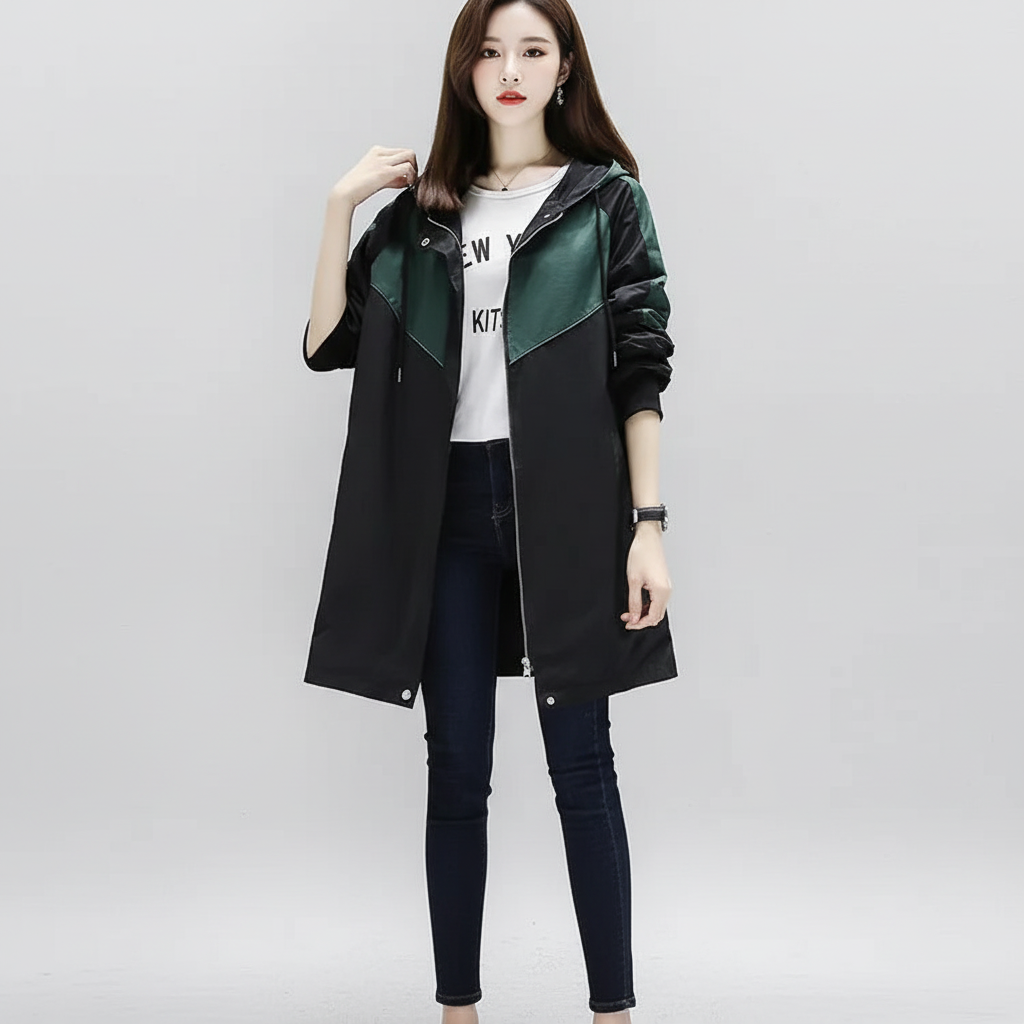 Middellange trenchcoat - Elisa