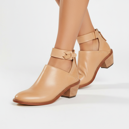 Middenhoge blokhak dames schoen - Gloria