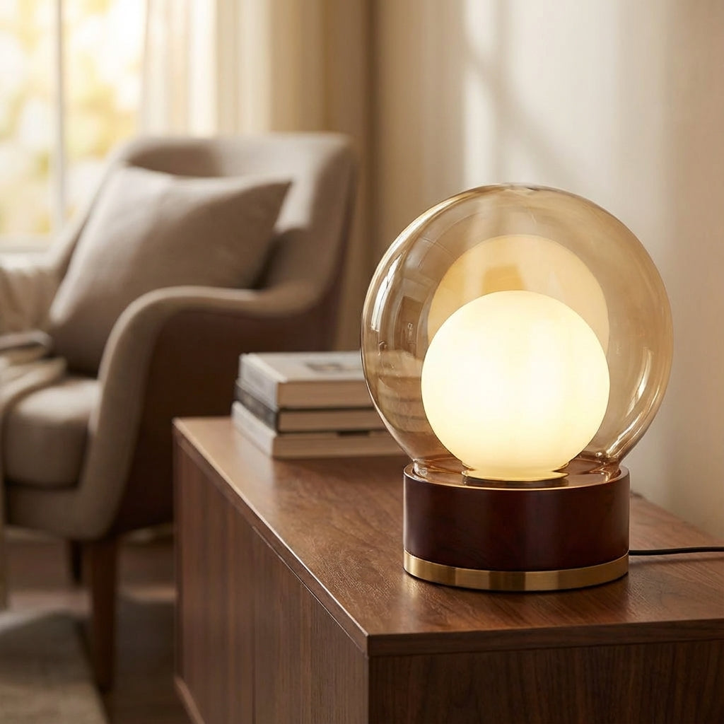 Moderne geometrische tafellamp – Glowfera