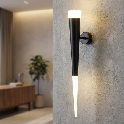 Moderne, kegelvormige wandlamp – LumaTaper