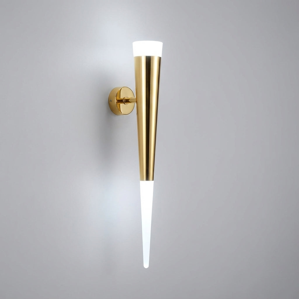 Moderne, kegelvormige wandlamp – LumaTaper