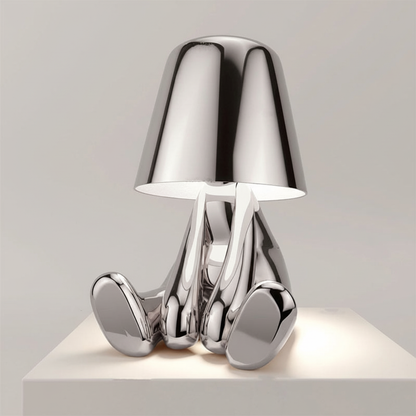 Moderne tafellamp met metalen afwerking - AuraBuddy